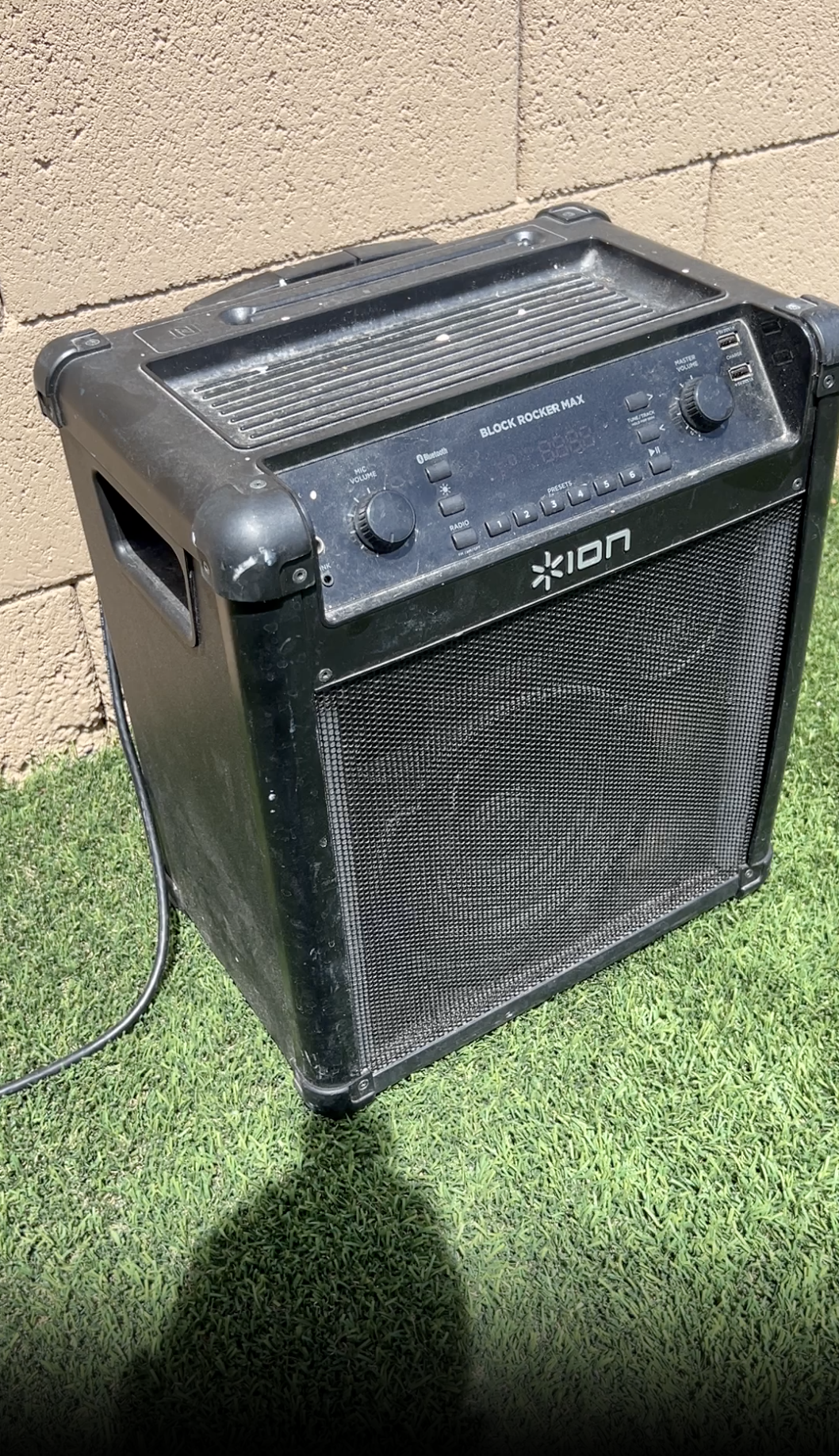 Watch ION Block Rocker Bluetooth Speaker with Rechargeable Battery